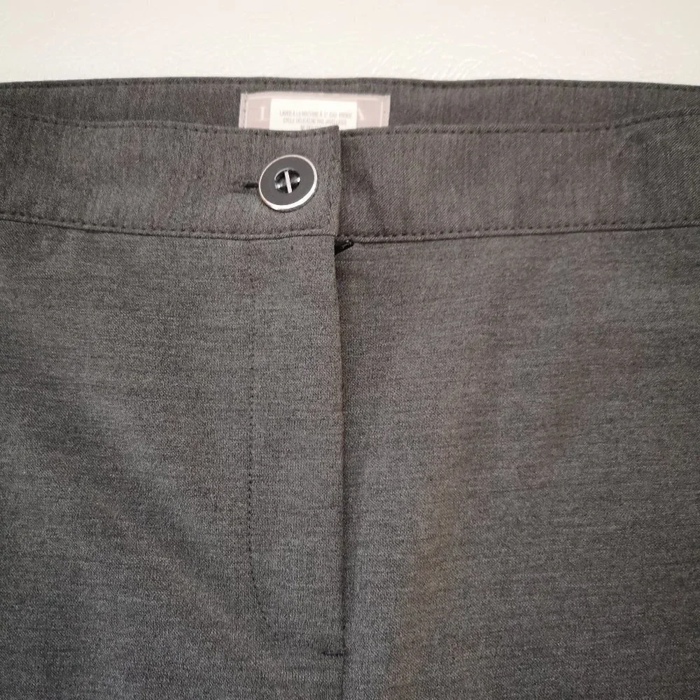 Laura Plus Ladies Size 16 Straight Legs Dark Grey Dress Pants - Picture 4 of 11